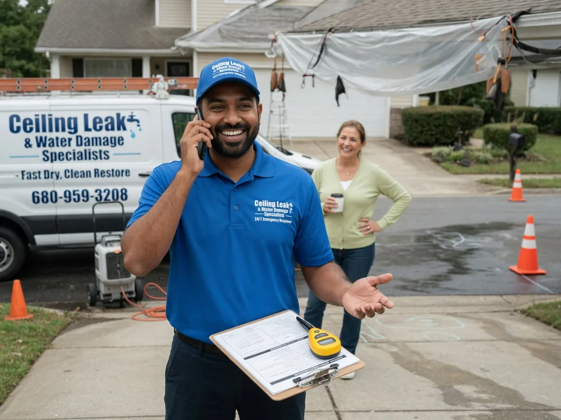 Ceiling Leak Cleanup Hughesville, MD FAQs